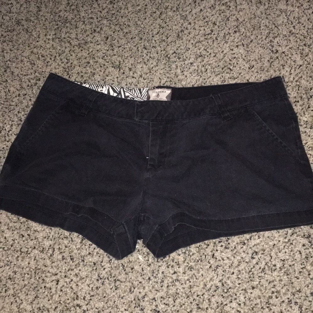 Black short shorts